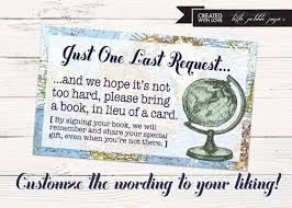 Bring A Book Instead Of A Card Insert Welcome To The World Etsy Travel Baby Showers Adventure Baby Shower Welcome Baby Boys