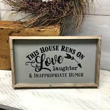 Are there any funny signs made by the homeless? Pin By Best Svg Files On Diy House Signs In 2021 Wood Signs For Home Funny Wood Signs New Homeowner Gift
