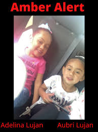 A message that conveys information about a recently missing or abducted person, usually displayed on electronic signs positioned along roadways. Amber Alert Canceled For 2 Girls Both Found Safe