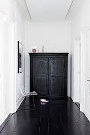 Modern Luxury Black Floorboards Black And White Interior White Interior