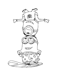 To serve the most ambitious and memorable villains of history. Minions Coloring Pages Free Printable Minions Coloring Pages
