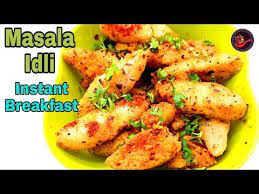 Masala Idli Fry Fried Idli Recipe In Hindi Instant Breakfast Youtube Bhaji Recipe Instant Breakfast Breakfast Recipes Indian