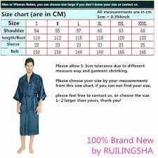 2019 Wholesale Mens Womens Plus Size Long Satin Bath Robe Sexy Kimono Silk Bathrobe Men Peignoir Homme Dressing Gown For Men Summer Robes From Brry