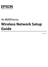 Here, we break down everything you need to set up your printer with the wireless setup in your home. Epson Workforce Al M200 Series Setup Manual Pdf Download Manualslib