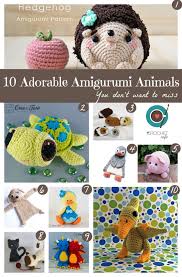 10 Adorable Amigurumi Animals Crochet Crochet Projects Crochet Headband