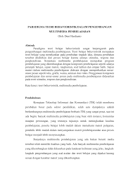 Upaya lain untuk mendukung teori behaviorisme dalam pemerolehan bahasa dilakukan osgood (1953). Http Staffnew Uny Ac Id Upload 132310873 Penelitian Penerapan Teori Behavioristik Dalam Pengembangan Multimedia Pembelajaran Pdf