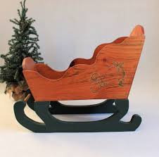 Large Wooden Sleigh Christmas Santa Sleigh Christmas Noel Etsy Wooden Sleigh Christmas Sleigh Holiday Decor Christmas