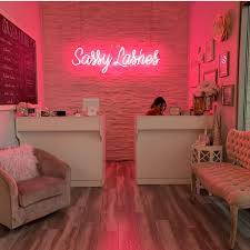 Lash Room Decor More On Instagram Follow Us For Lash Inspo Beautiful Studio So Welcoming Salon Interior Design Esthetician Room Decor Beauty Room Decor