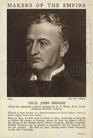 Cecil John Rhodes stock image