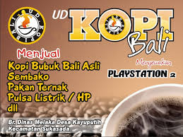 Contoh desain spanduk warung kopi untuk bisnis ukm. Banner Kedai Kopi Belajar