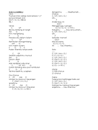 Check spelling or type a new query. Kau Ilham Ku Chord Guitar