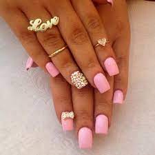 Maybe you would like to learn more about one of these? Pink Nails With Glitter And Gems Novocom Top