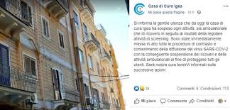 Casa di cura villa igea ha iniziato la propria attività nel 1950 per iniziativa del dott. Partinico Tre Positivi Al Covid In Una Casa Di Cura Stop A Ricoveri E Ambulatori