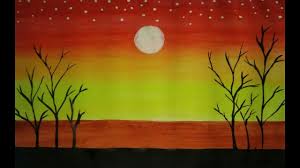 How To Draw A Sunset Scenery With Watercolor Youtube Beginners in drawing and painting and give it a try. how to draw a sunset scenery with watercolor