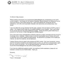 See samples and advice about reference letters and motivation letters. A Letter Of Recommendation For My Application To Study Abroad From Sport Management Professor Tracy Sport Management Letter Of Recommendation Reference Letter