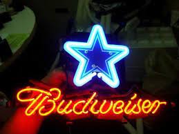 Pin By Megan Reyna On Bud Neon Dallas Cowboys Neon Light Sign
