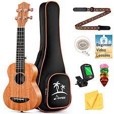 Black metal garden dining chairs uke tuning. Donner Soprano Ukulele Beginner Kit Mahogany Professional 21 Inch Ukelele Online Lesson Gig Bag Strap Nylon String Tuner Picks Cloth Dus 1 Ukalalee Set Walmart Com Walmart Com