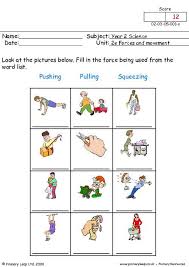 Primaryleap Co Uk Pushing Pulling And Squeezing 1 Worksheet Worksheets Worksheets Free Pushes And Pulls