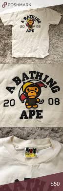 Submitted 3 years ago by jdlincicome. Bathing Ape Baby Milo White T Shirt 2008 Umbrella Shirts White Tshirt T Shirt