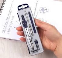 Zinc Paint Compass Divider Math Set