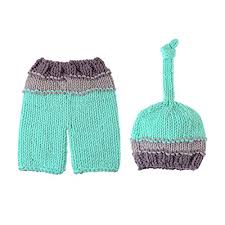Maybe you would like to learn more about one of these? Yeahibaby Nuolux Baby Infant Neugeborene Handarbeit Hakeln Beanie Mutze Hosen Baby Foto Requisiten Sky Blue Amazon De Fashion
