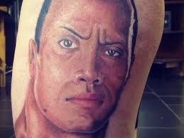 Rock tattoo is the first worldwide community based on rock & metal tattoos! Someone Got A Giant Tattoo Of The Rock S Face On Their Leg Sbnation Com