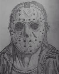 Friday The 13th Jason Voorhees Jason Drawing Jason Voorhees Drawing Chucky Drawing