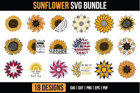 Download Sunflower Bundle Graphic By Craftlabsvg Creative Fabrica PSD Mockup Templates