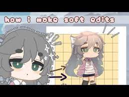 How I Make Soft Edits Ibis Paint Gacha Club Youtube Gacha Club Face Ideas Gacha Club Oc Ideas Drawing Tutorial