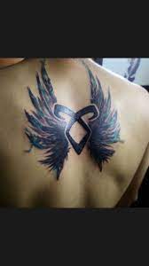 Berkana is about the power to influence development and the nature in which it flows into your body. Angelic Rune With A Demon Wings Shadowhunter Tattoos Tattoos Hand Tattoos