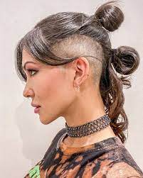 Took The Plunge Shaved Half My Head And I Love It Hair Hairstyle Hairstyles Beauty Half Shaved Head Hairstyle Undercut Long Hair Shaved Long Hair