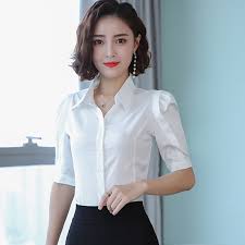 Korean Women Shirts Woman White Shirt Plus Size Elegant Women V Neck Blouse Shirts Womens Tops And Blouses Blusas Mujer De Moda Blouses Shirts Aliexpress Ladies short cap sleeve vintage retro top womens stretch pleated shirt plus size. korean women shirts woman white shirt plus size elegant women v neck blouse shirts womens tops and blouses blusas mujer de moda