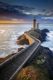 Lighthouse Brest Bretagne France Eclairage De Maison Phare Beau Paysage