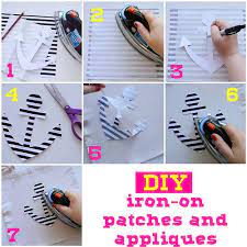 Diy Iron On Patches And Appliques Diy Patches How To Make Patches Iron On Patches