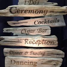 Laser Engraved Driftwood Signs For Weddings By The Bay Creations Laser Engraved Ideas Engraved Sign Laser Engraving