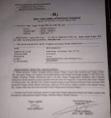 Check spelling or type a new query. Surat Tanda Terima Laporan Polisi Bolmora Com