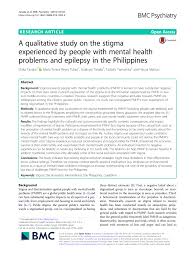 When carrying out your study, there are many challenges, but it is crucial to restrict the focus to the limitations that are closely related to the research problem. Pdf A Qualitative Study On The Stigma Experienced By People With Mental Health Problems And Epilepsy In The Philippines