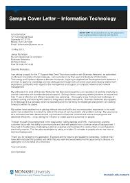 Entry Level Information Technology Cover Letter Templates At Allbusinesstemplates Com
