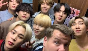 In the episode, jungkook ran so fast he outran his cameraman. James Corden Gives Out Cupcakes To Bts Fans Ahead Of Late Late Show Appearance Bts James Corden Just Jared