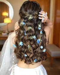 Maybe you would like to learn more about one of these? This Bride Drenched In Unicorn Hues Will Instantly Have You Swooning Open Hairstyles Hair Styles Indian Hairstyles