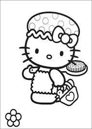 Hllo kitty ist eine weiße katze mit spitzen ohren und einer gelben nase, die immer einen bogen an einem ihrer ohren trägt. Kids N Fun De 54 Ausmalbilder Von Hello Kitty