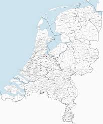 Mapa de regiones naturales de europa. Holanda Municipios Mapa Holland Municipios Mapa Europa Occidental Europa