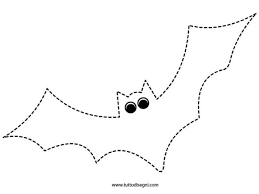 Pipistrello Halloween Sagoma Per Lavoretti Cose Di Halloween Halloween Attivita Di Halloween