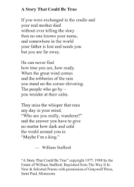 Who Are You Really Wanderer You Are The Father William Stafford Poetry Words