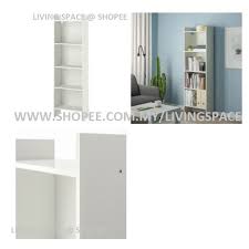 Grey ikea billy bookcases white 8415. Ikea Baggebo Bookcase Bookshelf White 50x25x160 Cm Shopee Malaysia