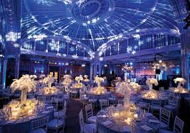 Uplighting And Ceiling Pattern Lighting With Pin Spots Wedding Reception Lighting Wedding Lights Blue Wedding Receptions