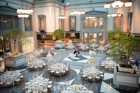 This lavish property provides a variety of luxurious event spaces for couples to celebrate their big day. Harold Washington Library The Winter Garden Place For Unique Wedding Yanni Design Studio