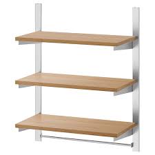 Just like in a restaurant kitchen, we've focused on durable materials and smart wall storage. Kungsfors Suspension Rail W Shelves And Rail Stainless Steel Ash Ikea