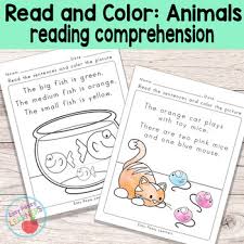 Kids will have fun learning their letters and sounds letters make with these alphabet coloring sheets. Read And Color Comprehension Worksheet Teachers Pay Teachers