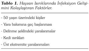 Hayvan Isirik Infeksiyonlari